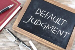 setting aside a default judgment on the Sunshine Coast